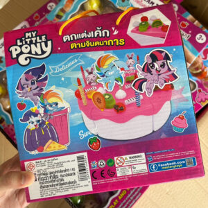 เค้กของเล่น ตกแต่งเค้ก ตามจินตนาการ โพนี่ Diy party cake my little pony